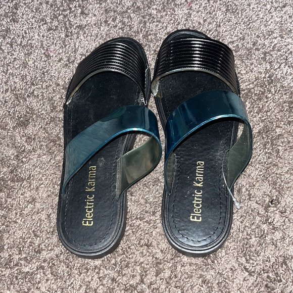 Blue chrome slides - Picture 2 of 5